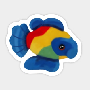 Ty Fish Sticker